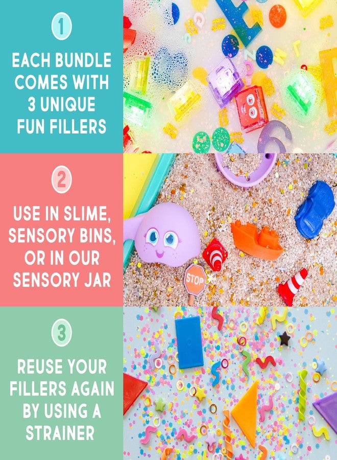 Glo Pals Fun Fillers 3 Pack Sensory Play Accessories - Sensory and Mini Toys for Kids - Bulk Party and Little Toys for Sensory Bins, Gift Bag Stuffers, and Party Favors - Explore and Learn - Image 2